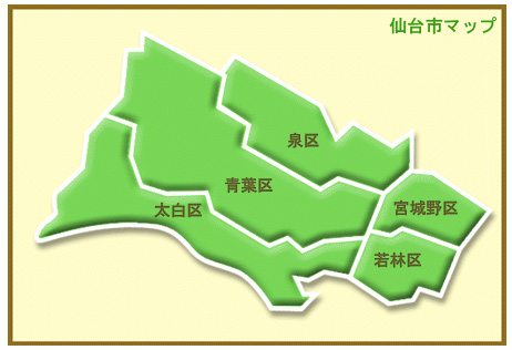 仙台市地図